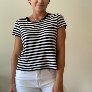 Madewell Striped T-shirt - Size Small